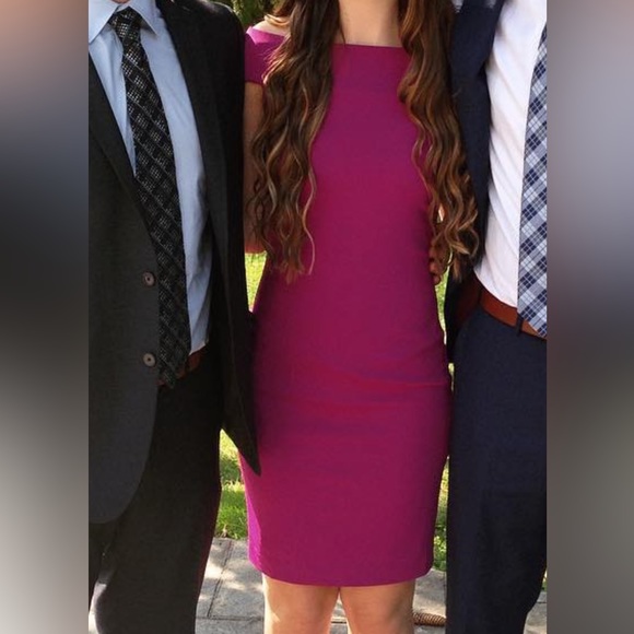 TED BAKER - Off-the-shoulder pink dress - TED BAKER SIZE 2 = US Size 6 - Picture 2 of 5